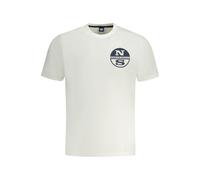 North Sails White Cotton Men T-Shirt - XXL