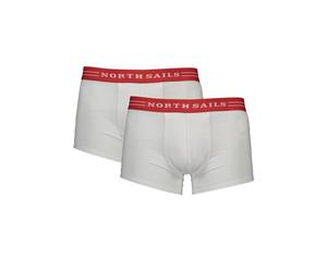 North Sails White Cotton Men's Boxer Briefs - S