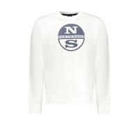 North Sails White Cotton Men's Sweatshirt - 3XL