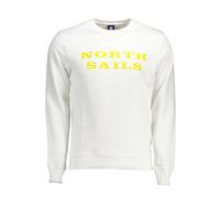 North Sails White Cotton Men's Sweatshirt - XXL