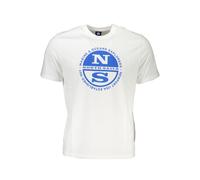 North Sails White Cotton Men's T-Shirt - 3XL