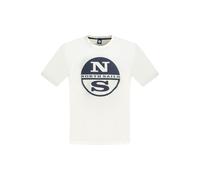 North Sails White Cotton Men's T-Shirt - M