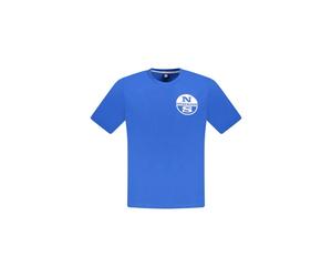 North Sails - With Maxi Logo T-Shirt - - Tops - Uomo - Blu - L