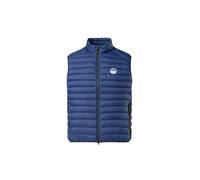 NORTH SAILS Zephyr Ultralight 100 grm - Gilet Uomo in tessuto New Nylon Soft riciclato con rivestimento idrorepellente (IT, Testo, L, Regular, Regular, Dark Denim)