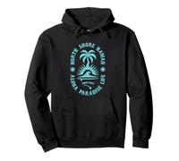 North Shore Aloha Paradise Hawaii Felpa con Cappuccio