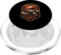 North Shore Surfing The 7 Mile Miracle Vintage Beach Li da uomo PopSockets PopGrip per MagSafe