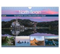 North Spain, the authentic and undiscovered side of Spain (Wall Calendar 2026 DIN A4 landscape), CALVENDO 12 Month Wall Calendar: Beyond a typical ... offers an unique landscape and seascape.