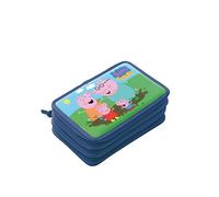 North Star Astuccio 3 Zip Peppa Pig Rosa