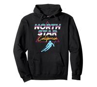 North Star California - USA Stazione sciistica Anni '80 Retro Felpa con Cappuccio