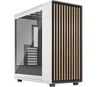 North XL Chalk White TG Clear, Chassis Tower bianco/legno
