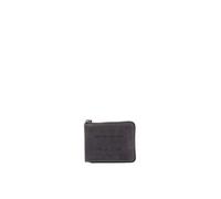 Northampton Polo Club Portafoglio in Pelle Vera Nero 9,5x12,5x2,5 cm per Uomo Elegante e Compatto