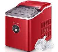 NORTHCLAN Macchina Ghiaccio 14KG/24h, Pronta in 6-8 Min, Compatta 2L | 9 Cubetti in 5 Min, Con Cestello e Paletta per il Ghiaccio, per Casa, Cucina, Ufficio, Campeggio