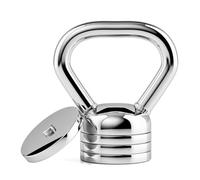 Northdeer Kettlebell regolabile 10 kg - manubrio in acciaio 5 kg 6,25 kg 7,5 kg 8,75 kg 10 kg regolabile - pesi per allenamento di forza fitness a casa