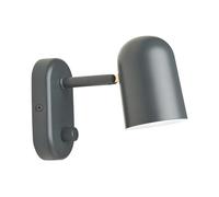 Northern Buddy Lampada da parete, grigio scuro