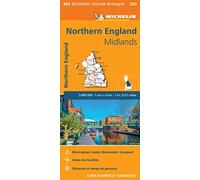 Northern England, Midlands 11502: Wegenkaart Schaal 1 : 400.000