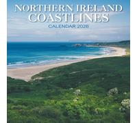 Northern Ireland Coastlines 2026 Calendario Wall Planner Organizer Regalo...