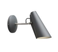 NORTHERN LIGHTING lampada da parete BIRDY WALL SHORT grigio e cromo