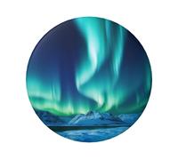 Northern Lights Button Pins 1 Pc, 2.4 Inch Round Button Badge Metallo Immagine Personalizzata Foto Pin Bottoni Kit Per Forniture Artigianali Natale Fai Da Te Progetti di Festa, Misura unica, Nessuna