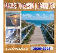 NORTHERN LIGHTS Calendar 2026-2027: 18 Month Planner To Keep You On Track from Sep 2026 to Dec 2027,Square 8.5 x 8.5 Inches Gift For Organizing & Planning