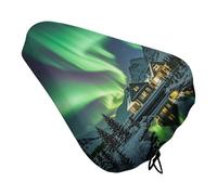 Northern Lights - Coprisedile per bicicletta, impermeabile, con coulisse, per pioggia, neve, polvere, per mountain bike, bici da strada
