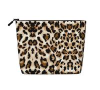 Northern Lights Polar Bear - Trousse a strato singolo, da viaggio, adatta per viaggi di lavoro e uso quotidiano., Leopard, taglia unica