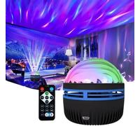 Northern Lights Projector, USB Ricaricabile a LED, Proiettore Cielo Stellato, con Telecomando, per Camera da Letto, Feste, Decorazione (B)