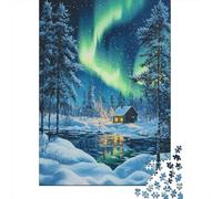 Northern Lights Puzzle Da 1000 Pezzi, Geometria Dinamica, Attività Catartica, Opera Da Esporre 1000pcs (75x50cm)
