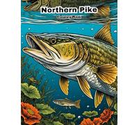 Northern Pike Coloring Book for Kids: Fun & Easy Freshwater Fish Art!
