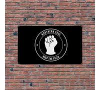 Northern Soul - Keep The Faith 1.5x0.9m Banner