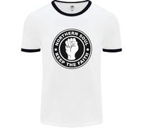 Northern Soul Keeping The Faith Uomo Ringer T-Shirt