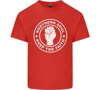 Northern Soul Mantenendo Il Faith Danza Uomo Cotone T-Shirt