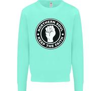 Northern Soul Mantenendo Il Faith Uomo Felpa Maglione