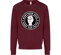 Northern Soul Mantenendo Il Faith Uomo Felpa Maglione