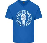 Northern Soul Mantenendo Il Faith Uomo Scollo A V T-Shirt