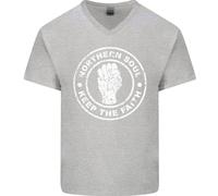 Northern Soul Mantenendo Il Faith Uomo Scollo A V T-Shirt