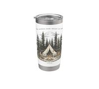 Northern Woods Whisper My Name Forest Camping Bicchiere termico in acciaio inox doppia parete