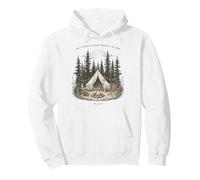 Northern Woods Whisper My Name Forest Camping Felpa con Cappuccio