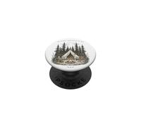 Northern Woods Whisper My Name Forest Camping PopSockets PopGrip Adesivo