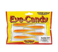 Northland Tackle Eye Candy - Esca galleggiante a forma di pesciolino, in plastica morbida, 10,2 cm, per la pesca di walleye, 5 esche per confezione, alba