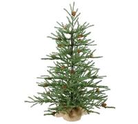 Northlight Seasonal - Albero di Natale artificiale a forma di pigna, con base in iuta, 90 cm, prodotto da Northlight Seasonal