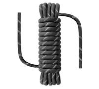NorthPada 10 mm x 5 metri barca marina corda per canottaggio, pesca, rafting, campeggio, escursionismo, caccia, ormeggio, nuoto, ancora, ancora, ancora, soccorso, pratica nodi, nylon/poliestere, nero