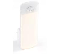 Northpoint, Luce Notturna a LED, Lampada da Parete, Multifunzione, Sensore di Movimento, Ricarica a Induzione, Batteria, Luce di Emergenza, Luce Calda, per Smartphone (Grande, Bianco)