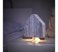 Northpoint Nature Sound Box Uccello Suoni degli uccelli Box Motion Sensor Uccello Suoni Luce Ricaricabile con montaggio a parete Weathered Birch Cottage