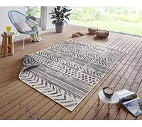 NORTHRUGS Tappeto Biri per interni ed esterni, 80 x 150 cm, resistente alle intemperie, stile bohémien, design vintage, per balcone, terrazza, giardino, giardino d'inverno, soggiorno, impermeabile,
