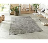 NORTHRUGS Trenzado, tappeto per interni ed esterni, resistente alle intemperie, facile da pulire, look fatto a mano, per interni ed esterni, in tessuto, per balcone, terrazza, soggiorno, giardino,