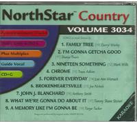 NORTHSTAR COUNTRY 3034 Jan. 2003 Karaoke CDG Multiplex W/ Guide Vocals