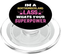 Northumberland Lass Qual è il tuo Superpower Northumberland Day PopSockets PopGrip per MagSafe