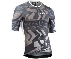 NORTHWAVE Blade Air Jersey Short Sleeve - Uomo - Grigio / Nero / Bianco - Taglia S- modello 2025