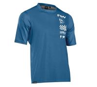 Northwave Bomb Jersey Maglia Maniche Corte Ciclismo MTB Blu XXL