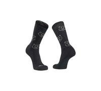 Northwave core sock coppia di calzini neri grigi